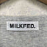 ミルクフェド MILKFED. CHERRY PATTERN WAFFLE CARDIGAN レディース ONE