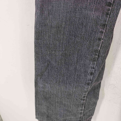 アルマーニジーンズ ARMANI JEANS 刺繍デザインブラックデニム メンズ 29