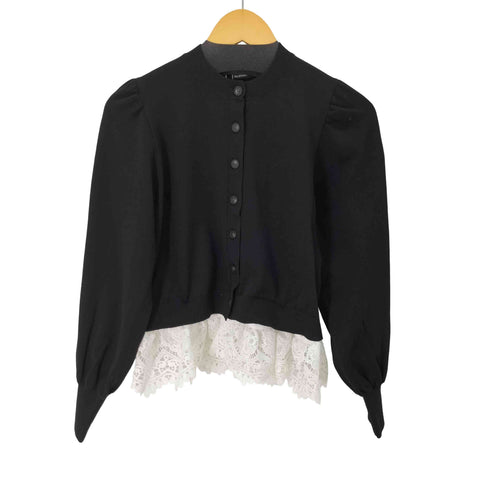 ジルスチュアート JILLSTUART レースペプラムニットカーディガン レディース FREE
