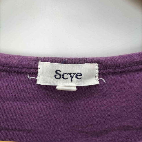 サイ SCYE LOGO LONG-SLEEVE T-SHIRTS ロゴ 刺繍 L/S カットソー ロンT メンズ 38