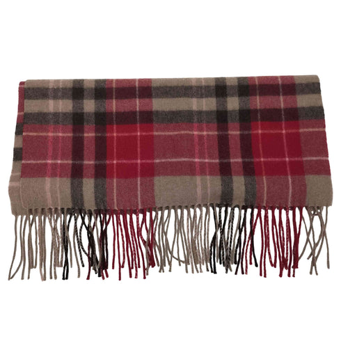 ジェイプレス J.PRESS タータンチェック フリンジ マフラー メンズ