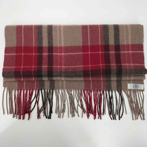 ジェイプレス J.PRESS タータンチェック フリンジ マフラー メンズ