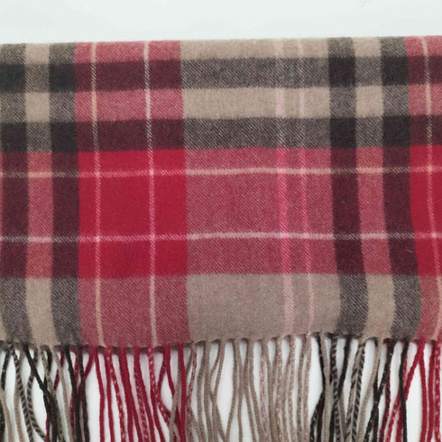 ジェイプレス J.PRESS タータンチェック フリンジ マフラー メンズ