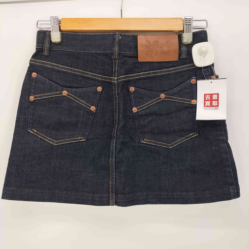 マークバイマークジェイコブス Marc by Marc Jacobs 濃紺 タイト デニム ミニ スカート レディース JPN:2