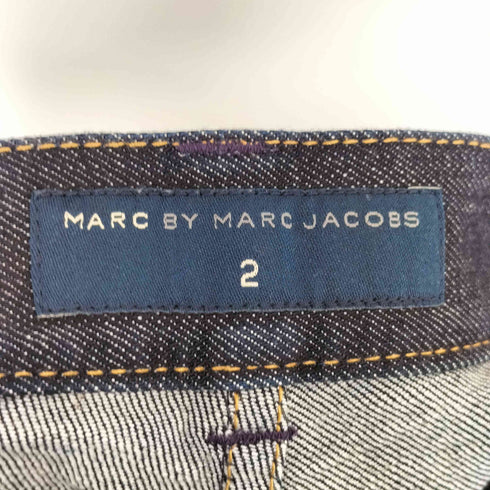 マークバイマークジェイコブス Marc by Marc Jacobs 濃紺 タイト デニム ミニ スカート レディース JPN:2