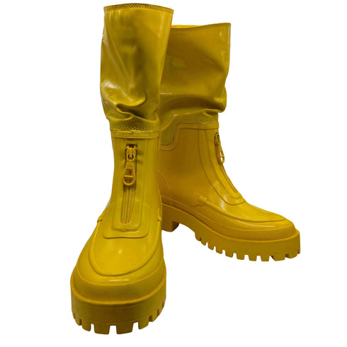 ポロスポーツラルフローレン POLO SPORT RALPH LAUREN HARLOW PATENT PU パテント エナメル ラバー レイン ブーツ レディース 7B