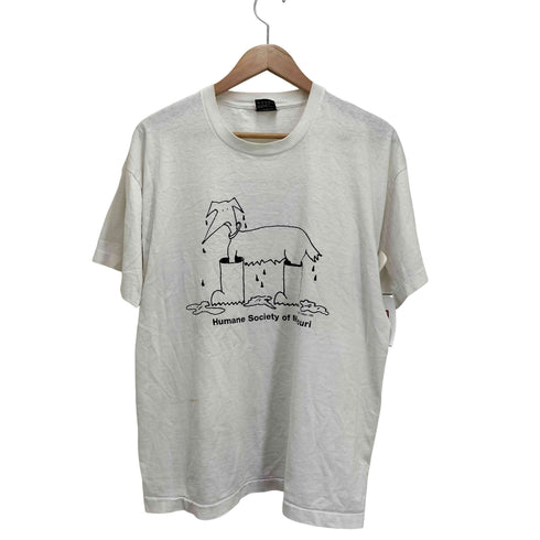 フルーツオブザルーム FRUIT OF THE LOOM 90S シングルステッチ 両面プリント 半袖tシャツ メンズ JPN:XL