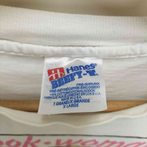 ヘインズ Hanes 90s-00s シングルステッチ アートプリント 半袖tシャツ メンズ JPN:XL
