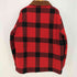 ウールリッチ WOOLRICH 80-90s USA製 裏地キルティング 襟コーデュロイ切替 バッファローチェック メルトン ジップアップジャケット バッファロージャケット メンズ import:L