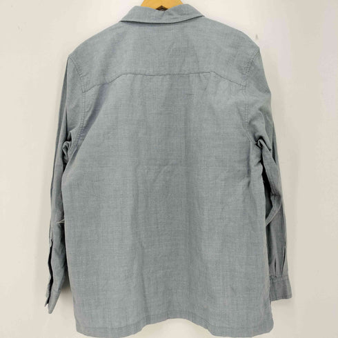 scandia woods 90-00s フロントポケット 絣 コットンポリ ジップアップジャケット メンズ