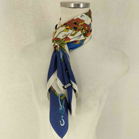 ScanDutch MADE IN FRANCE 長崎 出島 シルクスカーフ レディース