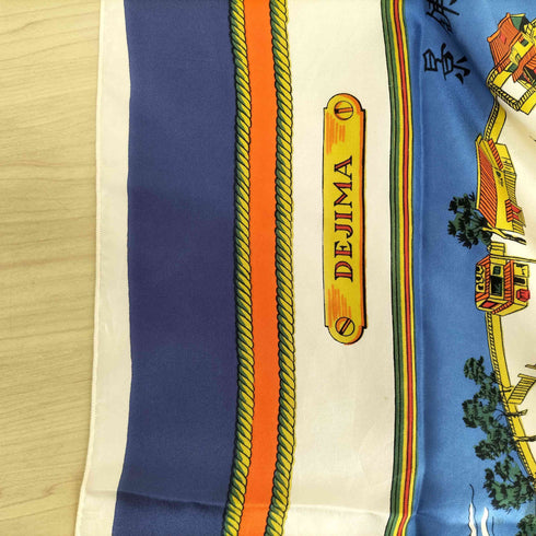 ScanDutch MADE IN FRANCE 長崎 出島 シルクスカーフ レディース