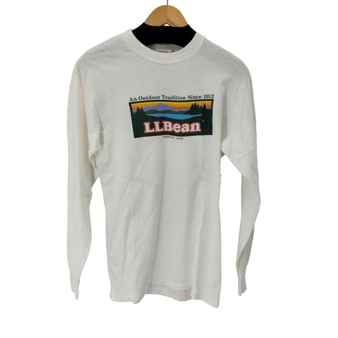 エルエルビーン L.L.Bean Hanesボディ USA製 カタディンロゴ ロングスリーブシャツ ロンT 裾シングルステッチ メンズ import:M