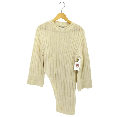 ユナイテッドトウキョウ UNITED TOKYO カーブモヘアニット フレアスリーブ アシンメトリー ロングニット レディース FREE