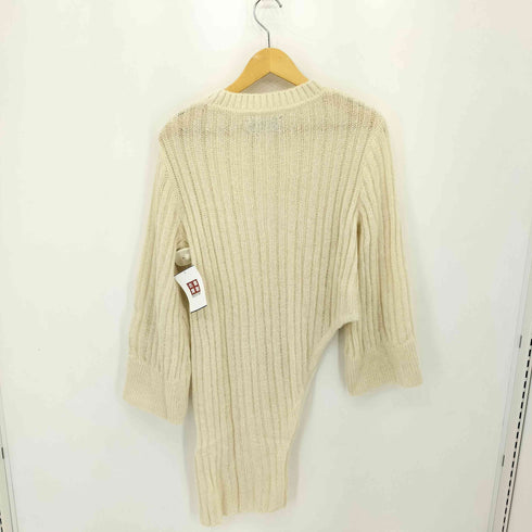 ユナイテッドトウキョウ UNITED TOKYO カーブモヘアニット フレアスリーブ アシンメトリー ロングニット レディース FREE