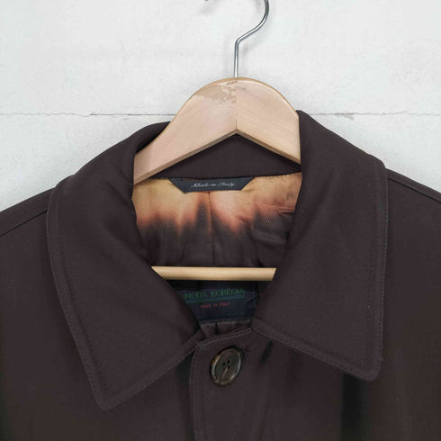 MADE IN ITALY 比翼ステンカラーコート メンズ 50