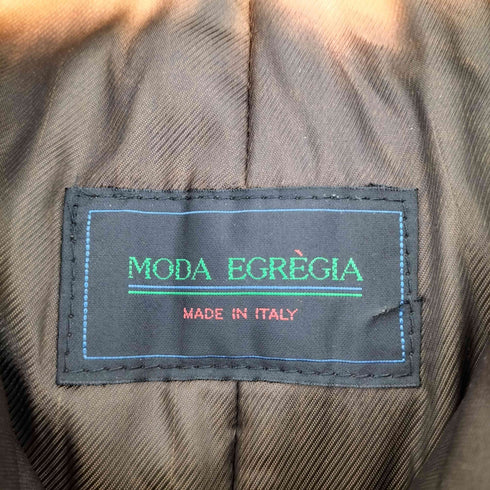 MADE IN ITALY 比翼ステンカラーコート メンズ 50