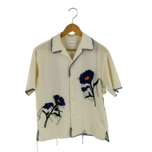 カンファーウッド CAMPHOR WOOD flower embroidery シャツ メンズ