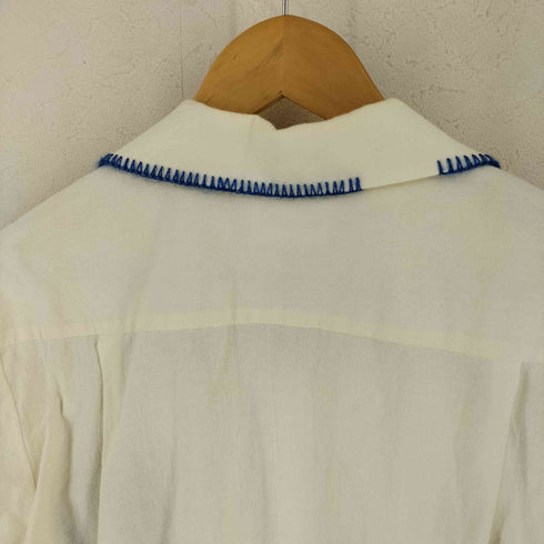 カンファーウッド CAMPHOR WOOD flower embroidery シャツ メンズ