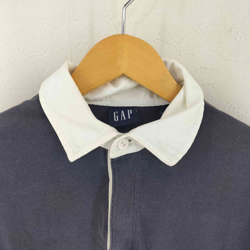 ギャップ Gap 90S CHINA製 ラガーシャツ メンズ import:M