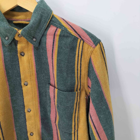 ザラ ZARA RELAXED FIT 長袖ネルシャツジャケット メンズ import:S