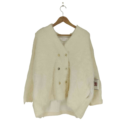 LE.EMA 23AW モヘアタッチカーディガン レディース FREE