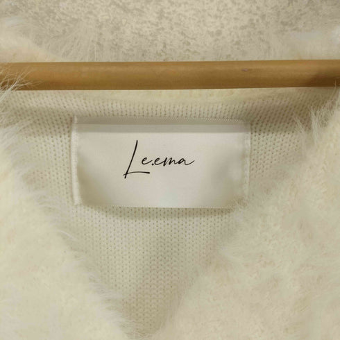 LE.EMA 23AW モヘアタッチカーディガン レディース FREE