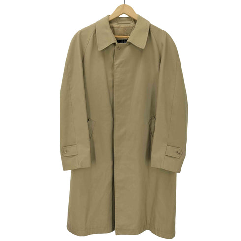 ATLAS ベルギー製 裏地ノバチェック バルマカーン ステンカラー コート メンズ