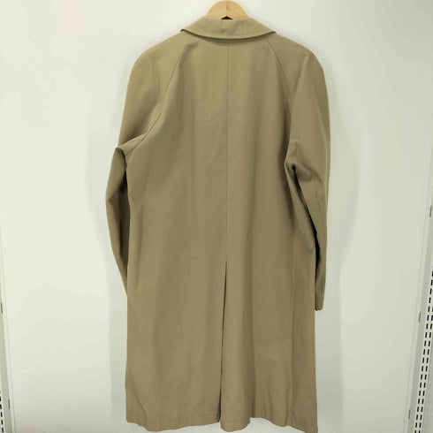 ATLAS ベルギー製 裏地ノバチェック バルマカーン ステンカラー コート メンズ