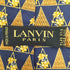 ランバン パリ LANVIN PARIS フランス製 総柄 シルク ネクタイ メンズ