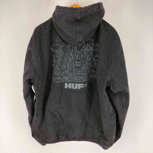 ハフ HUF WHAT A JUNGLE DENIM WORK JACKET メンズ import:S