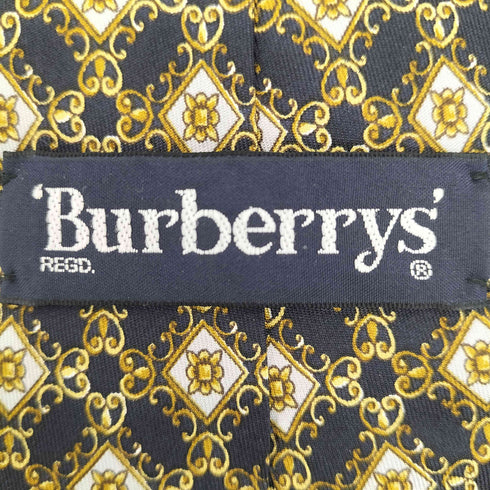 バーバリーズ BURBERRYS 総柄 シルク ネクタイ メンズ