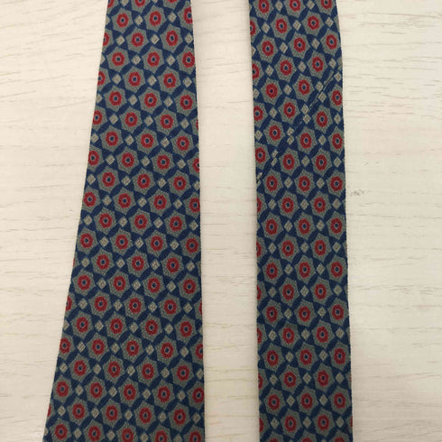 ジョルジオアルマーニ Giorgio Armani イタリア製 白タグ 総柄 シルク ネクタイ メンズ