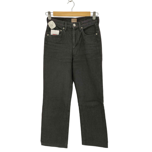 THE SHISHIKUI ストレートブラックデニムパンツ レディース 24