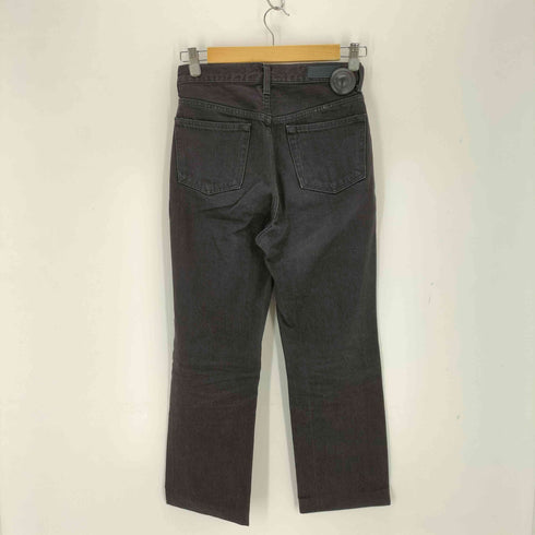 THE SHISHIKUI ストレートブラックデニムパンツ レディース 24