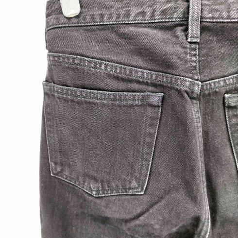 THE SHISHIKUI ストレートブラックデニムパンツ レディース 24