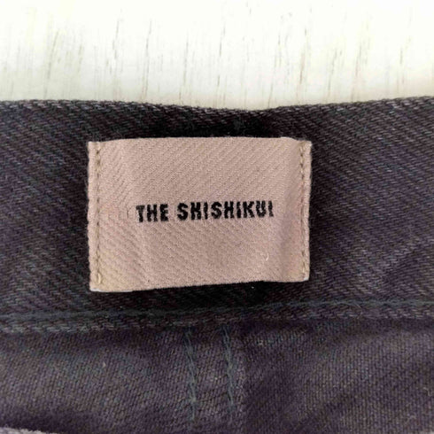 THE SHISHIKUI ストレートブラックデニムパンツ レディース 24
