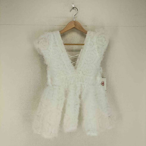 POLAURA フラワーぺプラムバックリボンチュニック レディース FREE