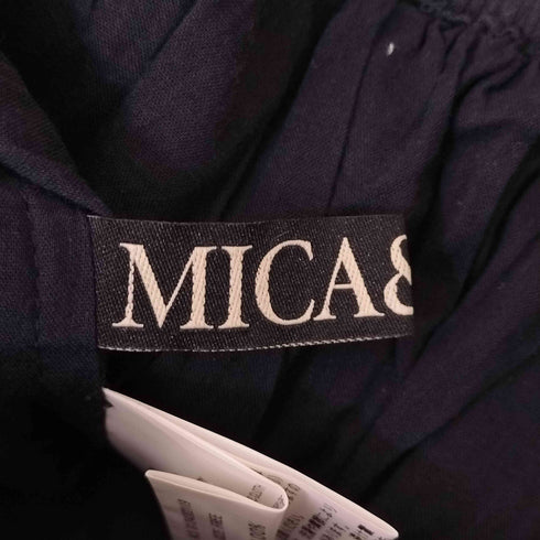 マイカアンドディール MICA&DEAL インド綿クレープランダムタックスカート レディース FREE