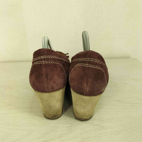 アーペーセー A.P.C. ウェッジソール スエードローファー レディース