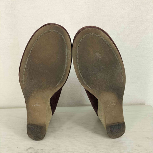 アーペーセー A.P.C. ウェッジソール スエードローファー レディース