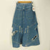 サルバム sulvam SWITCHING DAMAGED SKIRTS スイッチング ダメージ デニム スカート レディース JPN:M