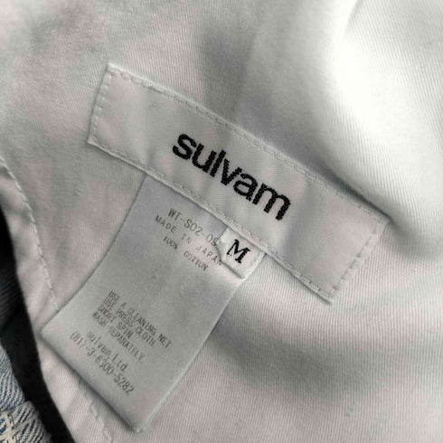 サルバム sulvam SWITCHING DAMAGED SKIRTS スイッチング ダメージ デニム スカート レディース JPN:M