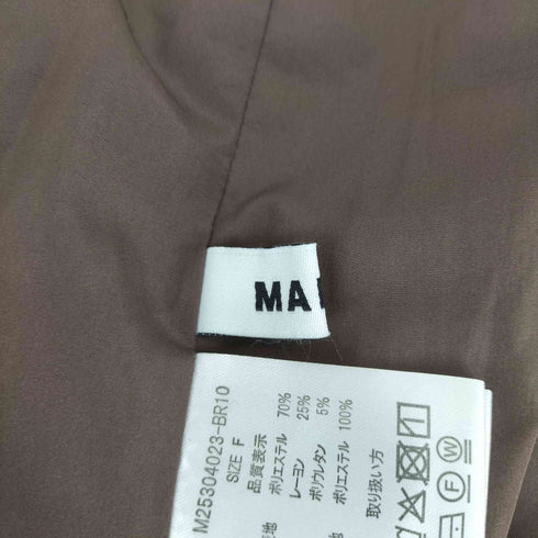 MARGA CHECK RUFFLE ONEPIECE レディース FREE