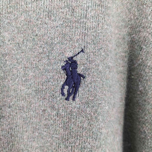 ポロラルフローレン POLO RALPH LAUREN ポニー刺繍 コットン クルーネック ニット メンズ import:XL