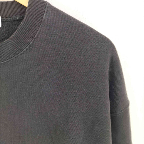 アトモス atmos Signature logo Crew Neck BLACK ロゴ スウェットトップス メンズ JPN:XL