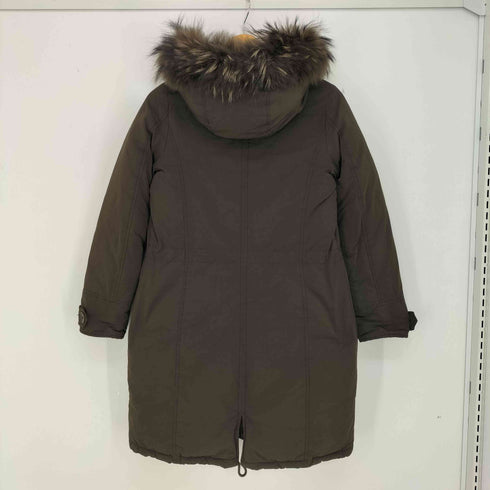 HETREGO MR QUEEN ラクーン ラビットファー付 ダウンモッズ コート レディース JPN:38