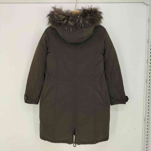 HETREGO MR QUEEN ラクーン ラビットファー付 ダウンモッズ コート レディース JPN:38