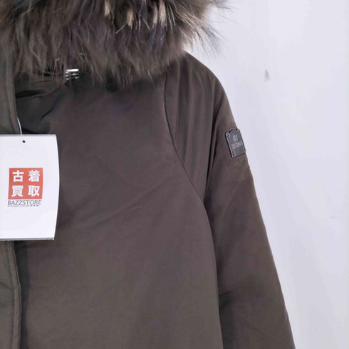 HETREGO MR QUEEN ラクーン ラビットファー付 ダウンモッズ コート レディース JPN:38