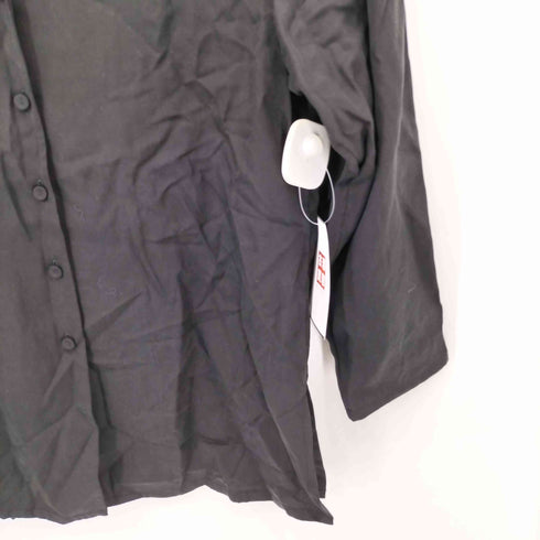 コス COS TENCEL LYOCELL テンセル スリム 開襟シャツ レディース 32